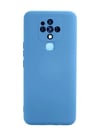 Tecno Camon 16 Uyumlu Kılıf Nano İçi Kadife Silikon - Mavi Belirtilmemiş