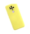 Tecno Camon 16 Uyumlu Kılıf Nano İçi Kadife Silikon - Sarı Belirtilmemiş