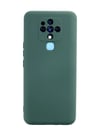 Tecno Camon 16 Uyumlu Kılıf Nano İçi Kadife Silikon - Koyu Yeşil Belirtilmemiş