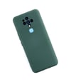 Tecno Camon 16 Uyumlu Kılıf Nano İçi Kadife Silikon - Koyu Yeşil Belirtilmemiş