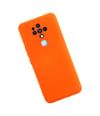 Tecno Camon 16 Uyumlu Kılıf Nano İçi Kadife Silikon - Turuncu Belirtilmemiş