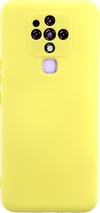 Tecno Camon 16 Uyumlu Kılıf Nano İçi Kadife Silikon - Sarı Belirtilmemiş