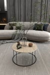 Terra Yuvarlak Orta Sehpa Bej 70 Cm Çok Renkli