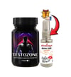 Testozone 1 Kutu Erkeklere Özel L-argininli Lepidyumlu 21lı Formül + Afrodizayn Masaj Yağı 30 Ml