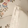 Vintage Çiçek Desenli%100 Pamuk Saten Nevresim Seti, Beyaz, Tek Kişilik Nevresim: 160x220 Cm / 1 Adet Yastık Kılıfı: 50x70 Cm Çok renkli