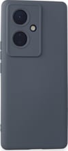 Vivo V29 Lite Uyumlu Kılıf Nano İçi Kadife Silikon - Gri Belirtilmemiş