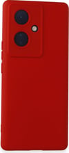 Vivo V29 Lite Uyumlu Kılıf Nano İçi Kadife Silikon - Kırmızı Belirtilmemiş