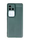 Vivo V30 5g Uyumlu Kılıf Auto Focus Kapak - Koyu Yeşil Belirtilmemiş