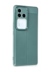 Vivo V30 5g Uyumlu Kılıf Auto Focus Kapak - Koyu Yeşil Belirtilmemiş