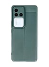 Vivo V30 5g Uyumlu Kılıf Auto Focus Kapak - Koyu Yeşil Belirtilmemiş