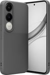 Vivo V50 Lite 4g Uyumlu Auto Focus Karbon Kapak - Gri Belirtilmemiş