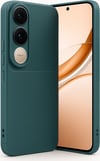 Vivo V50 Lite 4g Uyumlu Auto Focus Karbon Kapak - Koyu Yeşil Belirtilmemiş