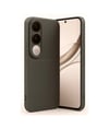 Vivo V50 Lite 4g Uyumlu Auto Focus Karbon Kapak - Kahverengi Belirtilmemiş