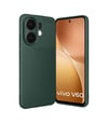 Vivo V60 5g Uyumlu Auto Focus Karbon Kapak - Koyu Yeşil Belirtilmemiş