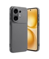 Vivo X200 Fe Uyumlu Auto Focus Karbon Kapak -gri Belirtilmemiş
