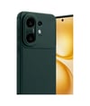 Vivo X200 Fe Uyumlu Auto Focus Karbon Kapak - Koyu Yeşil Belirtilmemiş
