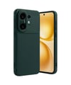 Vivo X200 Fe Uyumlu Auto Focus Karbon Kapak - Koyu Yeşil Belirtilmemiş