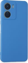 Vivo Y16 Uyumlu Kılıf First Silikon - Mavi Belirtilmemiş