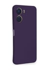 Vivo Y16 Uyumlu Kılıf Nano İçi Kadife Silikon - Mor Belirtilmemiş