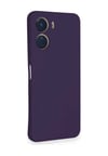 Vivo Y16 Uyumlu Kılıf Nano İçi Kadife Silikon - Mor Belirtilmemiş