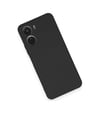 Vivo Y16 Uyumlu Kılıf Nano İçi Kadife Silikon - Siyah Belirtilmemiş