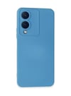 Vivo Y17s Uyumlu Kılıf Nano İçi Kadife Silikon - Mavi Belirtilmemiş