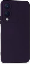 Vivo Y17s Uyumlu Kılıf Nano İçi Kadife Silikon - Mor Belirtilmemiş