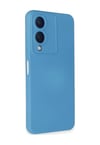 Vivo Y17s Uyumlu Kılıf Nano İçi Kadife Silikon - Mavi Belirtilmemiş