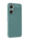 Vivo Y18 Uyumlu Kılıf Auto Focus Kapak - Koyu Yeşil Belirtilmemiş