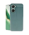 Vivo Y18 Uyumlu Kılıf Auto Focus Kapak - Koyu Yeşil Belirtilmemiş