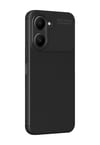 Vivo Y18 Uyumlu Kılıf Auto Focus Karbon Kapak - Siyah Belirtilmemiş
