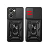 Vivo Y18 Uyumlu Kılıf Pars Lens Yüzüklü Silikon - Siyah Belirtilmemiş