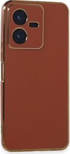 Vivo Y22 2022 Uyumlu Kılıf Volet Silikon - Kırmızı Belirtilmemiş