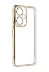 Vivo Y27 Uyumlu Kılıf Lensli Silikon - Gold Belirtilmemiş