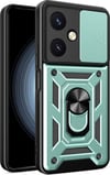 Vivo Y27 Uyumlu Kılıf Pars Lens Yüzüklü Silikon - Yeşil Belirtilmemiş