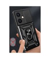 Vivo Y27 Uyumlu Kılıf Pars Lens Yüzüklü Silikon - Gold Belirtilmemiş