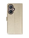 Vivo Y27 Uyumlu Kılıf Trend S Plus Kapaklı Kılıf - Gold Belirtilmemiş