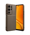 Vivo Y29 4g Uyumlu Auto Focus Karbon Kapak - Kahverengi Belirtilmemiş