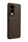 Vivo Y29s Uyumlu Auto Focus Karbon Kapak - Kahverengi Belirtilmemiş