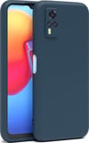 Vivo Y53s Uyumlu Kılıf Nano İçi Kadife Silikon - Lacivert Belirtilmemiş