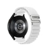 Watch 20mm Uyumlu Kr410 Kumaş Kordon - Beyaz -