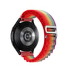 Watch 20mm Uyumlu Kr410 Kumaş Kordon - Gökkuşağı 1 -