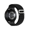 Watch 20mm Uyumlu Kr410 Kumaş Kordon - Siyah Diğer