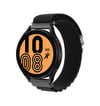Watch 20mm Uyumlu Kr410 Kumaş Kordon - Siyah Diğer