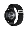 Watch 20mm Uyumlu Kr410 Kumaş Kordon - Siyah Diğer