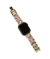 Watch 22mm Uyumlu Kr405 Metal Bakla Kordon - Lila Diğer