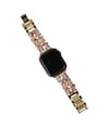 Watch 22mm Uyumlu Kr405 Metal Bakla Kordon - Lila Diğer