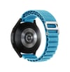 Watch 22mm Uyumlu Kr410 Kumaş Kordon - Mavi Diğer
