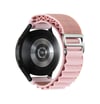 Watch 22mm Uyumlu Kr410 Kumaş Kordon - Pembe Diğer