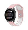Watch 22mm Uyumlu Spor Delikli Kordon - Pembe-beyaz Diğer